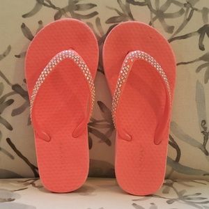 💥4-for-$10 Girls Old Navy Coral Flip Flops